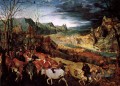 Le retour du troupeau flamand Renaissance paysan Pieter Bruegel l’Ancien